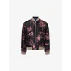 Dries Van Noten Mens Old Rose Volker 2124 Reversible Silk Blend Jacket In Multi