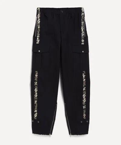 Dries Van Noten Mens Embellished Joggers