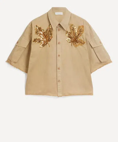 Dries Van Noten Mens Embellished Shirt