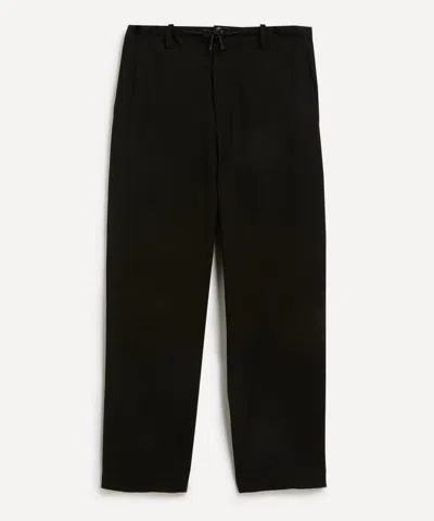 Dries Van Noten Mens Linen-blend Drawstring Trousers
