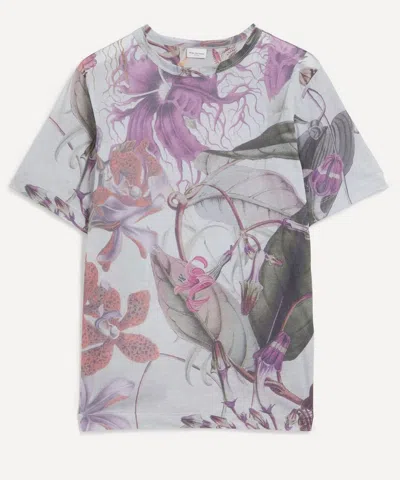 Dries Van Noten Mens Orchids Print T-shirt