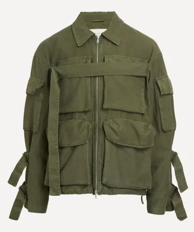 Dries Van Noten Mens Overdyed Cargo Jacket
