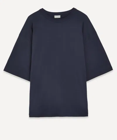 Dries Van Noten Mens Oversized Cotton Jersey T-shirt