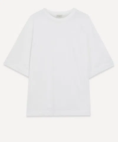Dries Van Noten Mens Oversized Cotton Jersey T-shirt
