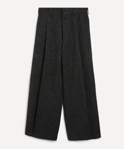Dries Van Noten Mens Piers Wool Trousers