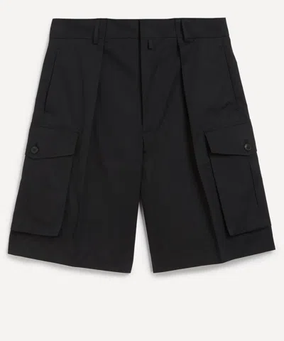 Dries Van Noten Mens Pleated Cargo Shorts