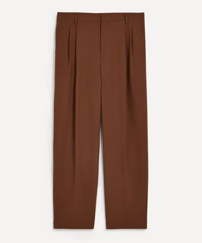 Dries Van Noten Mens Pleated Straight Leg Trousers