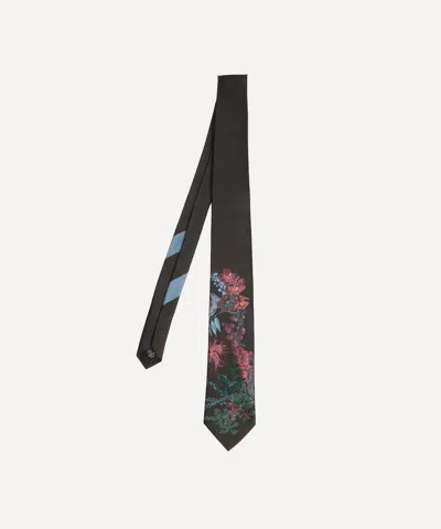 Dries Van Noten Mens Print Silk Tie