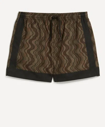 Dries Van Noten Mens Printed Swim Shorts