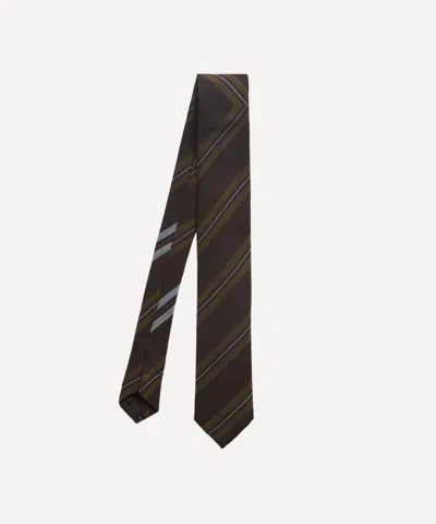Dries Van Noten Mens Printed Tie