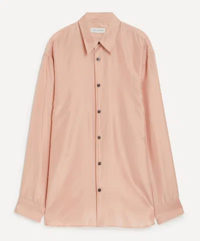 Dries Van Noten Mens Relaxed Silk Shirt