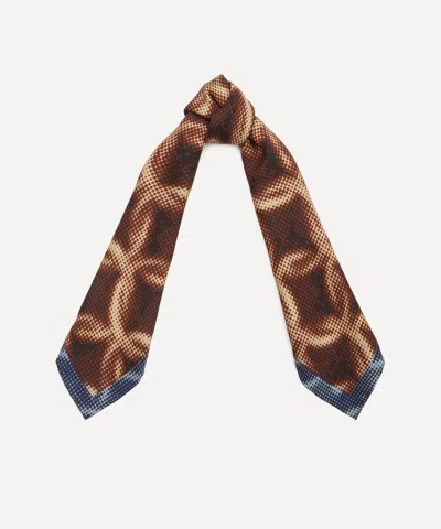 Dries Van Noten Mens Silk Square Scarf