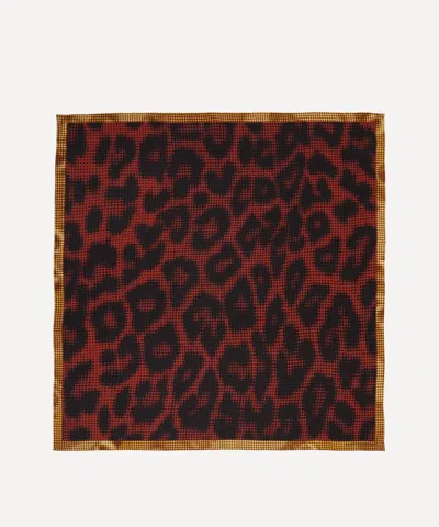 Dries Van Noten Mens Silk Square Scarf