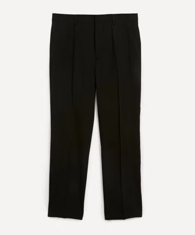 Dries Van Noten Mens Straight Leg Linen Blend Trousers