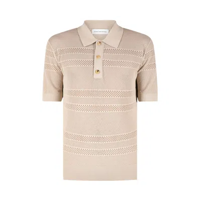 Pre-owned Dries Van Noten Mercy M.k. Polo 'beige' | Tan | Men's Size S In Brown