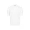 Dries Van Noten White Three-button Polo In White