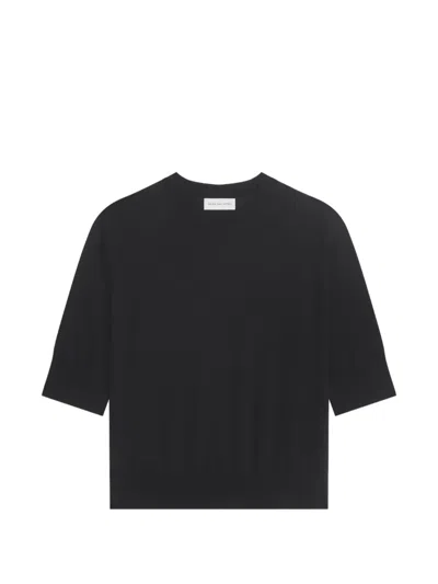 Dries Van Noten Merino Sweater In Black