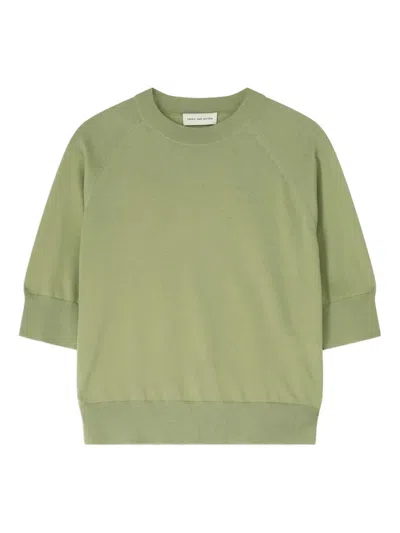 Dries Van Noten Merino Sweater In Green