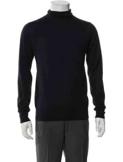 Pre-owned Dries Van Noten Merino Wool Jacket In Blue