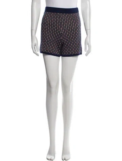 Pre-owned Dries Van Noten Merino Wool Mini Shorts In White