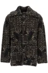 Dries Van Noten Brown Spread Collar Cardigan In Brown