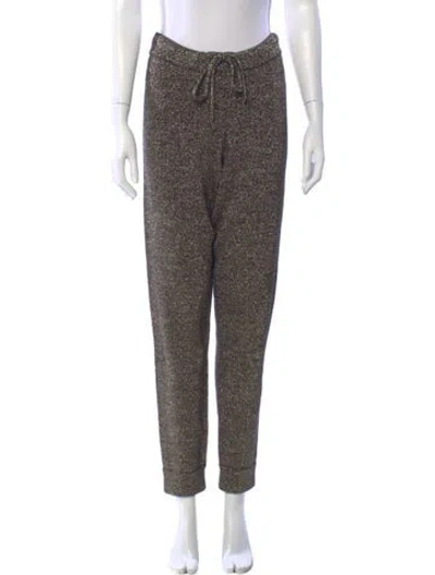 Pre-owned Dries Van Noten Merino Wool Skinny Leg Pants In Multi