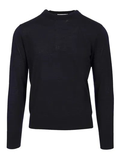 DRIES VAN NOTEN SUÉTER CUELLO REDONDO - AZUL