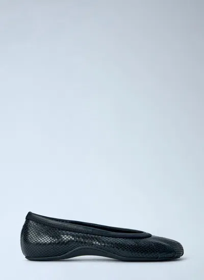 Dries Van Noten Mesh Ballet Flats In Blue