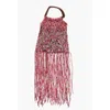 Dries Van Noten Mesh Hand Bag With Maxi Women's Fringes