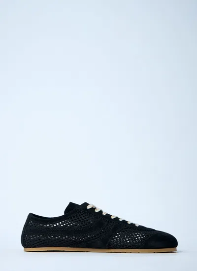 DRIES VAN NOTEN MESH LOW-TOP SNEAKERS