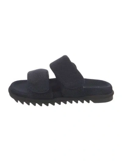 Pre-owned Dries Van Noten Mesh Sandals In Blue