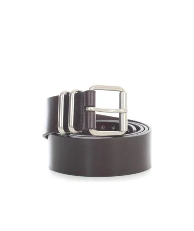 Dries Van Noten Metal Buckle Belt In Black