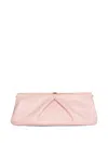 Dries Van Noten Fold Crisp Clutch In Pink
