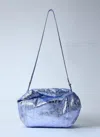 Dries Van Noten Women Metalic Twist Handbag In Blue