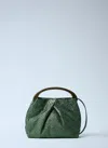 Dries Van Noten Metallic Handbag In Green
