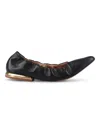 DRIES VAN NOTEN DRIES VAN NOTEN METALLIC HEELED BALLERINAS SHOES