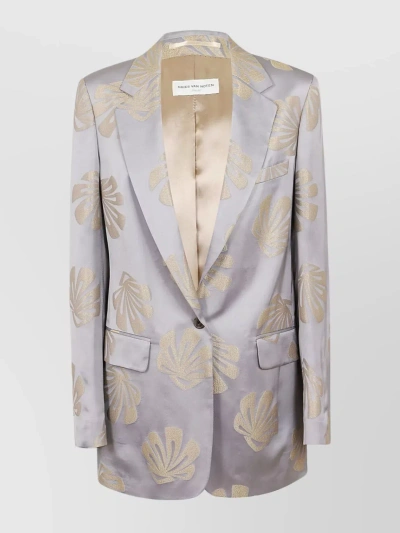 Dries Van Noten Jackets In Silver