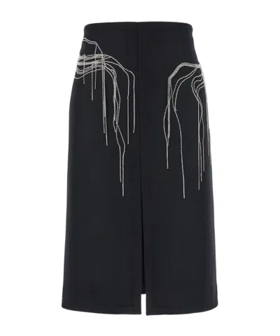 DRIES VAN NOTEN MID-WAIST SKIRT