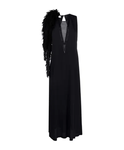 Dries Van Noten Midi Dress In Black