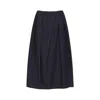 Dries Van Noten Pleated Style Skirt For Modern Wardrobe In Blue
