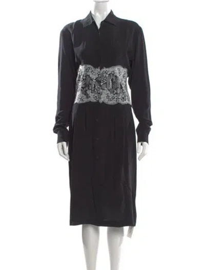 Pre-owned Dries Van Noten Midi Length Dress In Multi