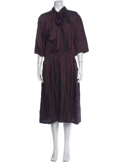 Pre-owned Dries Van Noten Midi Length Dress W/ Tags In Multi