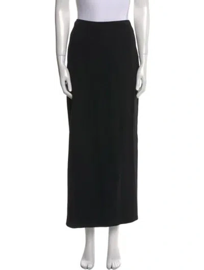 Pre-owned Dries Van Noten Midi Length Skirt In Black