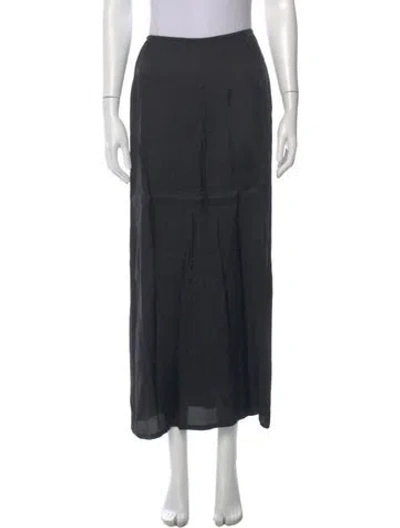Pre-owned Dries Van Noten Midi Length Skirt In Blue