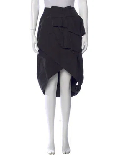 Pre-owned Dries Van Noten Midi Length Skirt In Blue