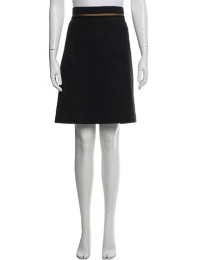 Pre-owned Dries Van Noten Midi Length Skirt In Blue