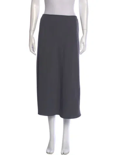 Pre-owned Dries Van Noten Midi Length Skirt In Gray