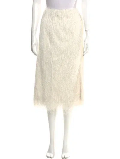 Pre-owned Dries Van Noten Midi Length Skirt In Neutral