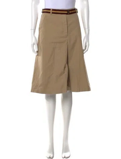Pre-owned Dries Van Noten Midi Length Skirt In Neutral