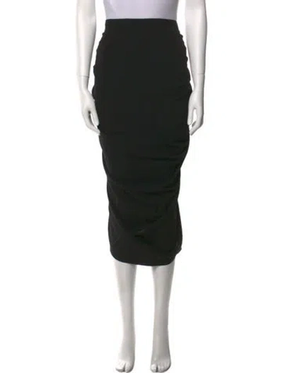 Pre-owned Dries Van Noten Midi Length Skirt W/ Tags In Black